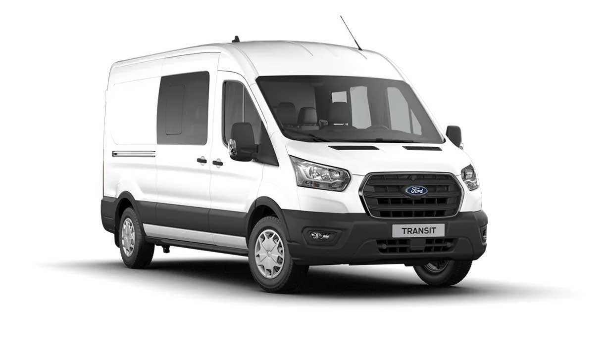 Ford Transit Doppelkabine Trend Weiß