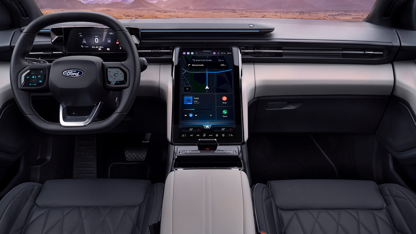 New All-Electric Ford Explorer® interior